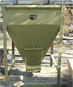 бадья бункер опалубка для бетона "рюмка" 0.5 м3